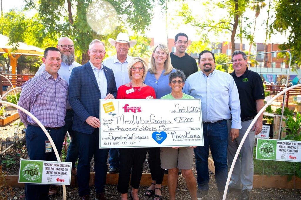 Fry's Food Stores Donation to Mesa Urban Garden