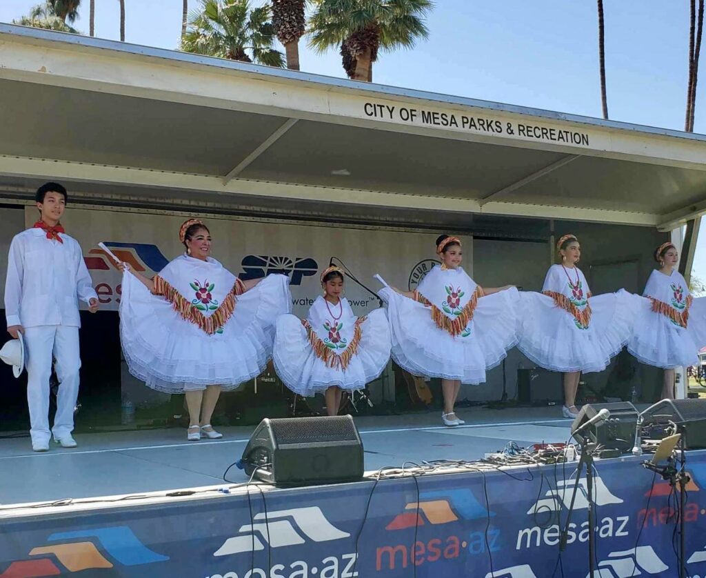 Dancers at Celebrate Mesa event