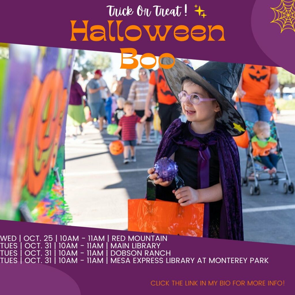 Preschool Halloween Event at Mesa Public Libraries