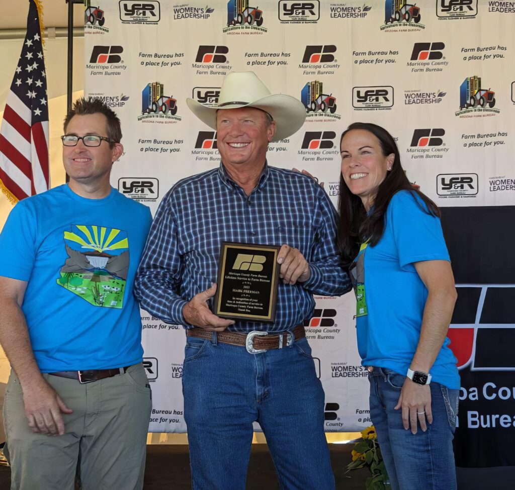 Mark Freeman Receiving the MCFB Award